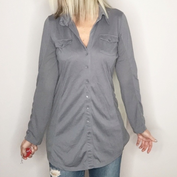 DEREK HEART |  charcoal tunic - Picture 2 of 8